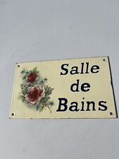 Antique enamel plate d'occasion  Expédié en Belgium