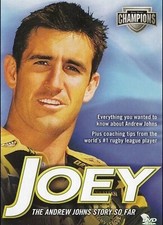 JOEY The Andrew Johns Story NRL Rugby League Player DVD Coaching Tips Australian comprar usado  Enviando para Brazil
