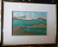 Tableau aquarelle signée d'occasion  Toulon-