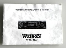 Watson betriebsanleitung autor gebraucht kaufen  Giesen