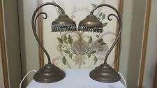 Coppia lampade ottone usato  Tricase