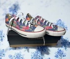 Usado, Tênis Converse All Star multicolorido tingido lona cano baixo masculino 5 / feminino 7 comprar usado  Enviando para Brazil