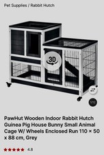 Wooden rabbit hutch for sale  WARMINSTER