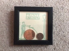 Framed penny farthing for sale  ROTHERHAM