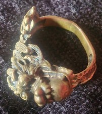 Brass dragon ring for sale  BRIGHTON
