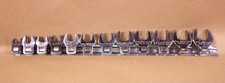Conjunto de chaves Crowfoot 12 peças 3/8" unidade métrica extremidade aberta Armstrong EUA 10 - 22mm, usado comprar usado  Enviando para Brazil