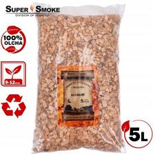 Zrębki Wędzarnicze Super Smoke OLCHA KL-10 (9-12mm) Large 5 Litrów na sprzedaż  PL