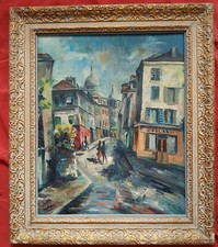 Magnifique huile toile d'occasion  Vic-sur-Aisne