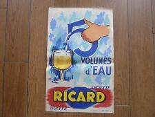 Ancienne véritable affiche d'occasion  Aulnoye-Aymeries