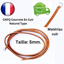 Courroie cuir naturel d'occasion  Villenave-d'Ornon