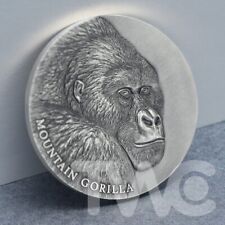 Moeda de prata Mountain Gorilla Expressions of Wildlife 2 oz CFA Camarões 2021 comprar usado  Enviando para Brazil