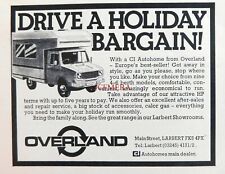 Overland autohome motorhome for sale  SIDCUP