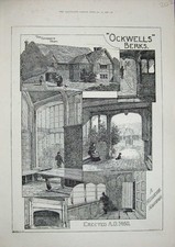 Old antique print for sale  UK