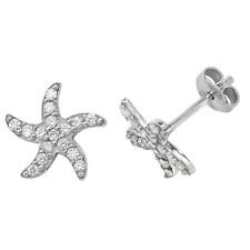 Silver starfish stud for sale  UK