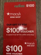 100 macy wine for sale  London