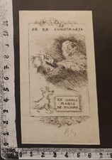 Wunderkammer exlibris cagnolin usato  Italia