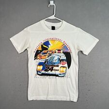 Camiseta de colección 1990 24 Horas de Daytona IMSA Racing Porsche adulto pequeña blanca segunda mano  Embacar hacia Argentina