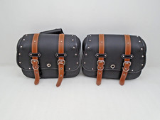 Motorcycle panniers black for sale  WESTON-SUPER-MARE