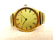 Usado, Vintage Lindo Raro Masculino Technos Relógio Fabricado na Suíça Mostrador Numeral Romano 17 Jwls comprar usado  Enviando para Brazil