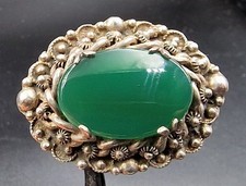 Brosche grüner achat gebraucht kaufen Brosche grüner achat gebraucht kaufen  Reichshof