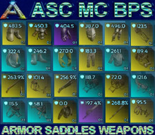 Ark ASA PVE BP Espingarda Yuty Rex Giga Theri Sela Perigo Ghillie Fur Blueprint comprar usado  Enviando para Brazil