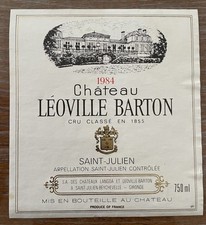 étiquette château léoville d'occasion  Toul