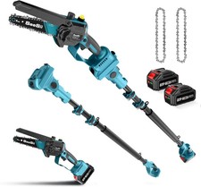 Seesii Cordless 15Ft Polowa piła łańcuchowa 6-calowa bezszczotkowa piła łańcuchowa z akumulatorem 2 * 4.0, używany na sprzedaż  Wysyłka do Poland
