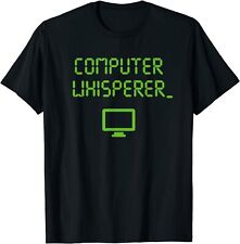 NOVA CAMISETA LIMITADA Computer Whisperer suporte técnico nerds geek P-3XL comprar usado  Enviando para Brazil