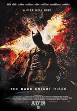 O Cavaleiro das Trevas Ressurge, raro pôster de filme assinado, Batman comprar usado  Enviando para Brazil