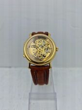 Skeleton Men's Wrist Watch Swiss Made Not Working The Balance Spring Need Repair, usado comprar usado  Enviando para Brazil
