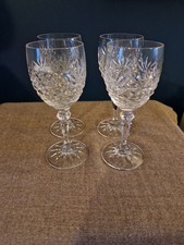 Four cut crystal for sale  NEWPORT