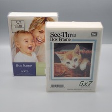 2 molduras de caixa de acrílico transparente 5x7 - Display horizontal/vertical - Usado comprar usado  Enviando para Brazil
