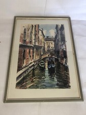 Kanäle venedig aquarell gebraucht kaufen  Kuchen