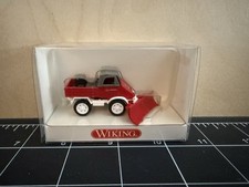 WIKING 8610728 Corpo de Bombeiros Unimog 411 com Arado de Neve - 1:87/HO comprar usado  Enviando para Brazil