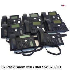 8x TELEFONE VOIP PHONE SIP IP MODELLE SNOM 320 360 370 iO comprar usado  Enviando para Brazil