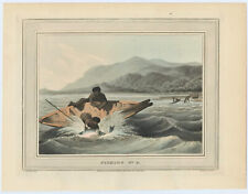 Antique print fishing for sale  LONDON