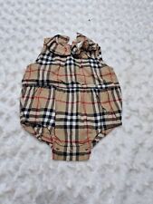 Burberry baby romper for sale  BOLTON