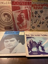 Usado, 5 partituras vintage Hollywood Revue of 1929 Desert Song gás clássico comprar usado  Enviando para Brazil