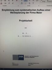 Neu projektarbeit geprüfter gebraucht kaufen Neu projektarbeit geprüfter gebraucht kaufen  Bad Säckingen