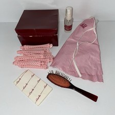 Usado, Kit de cuidados com os cabelos boneca American Girl rolos papel final escova capa agradável empresa comprar usado  Enviando para Brazil