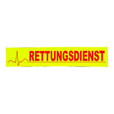 Rückenschild rettungsdienst e gebraucht kaufen  Apolda
