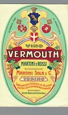 Etichetta vino vermouth usato  Asti