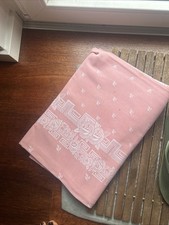 Tischdecke rosa jacquard gebraucht kaufen  München
