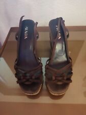 Prada sandali zeppa usato  Cagliari