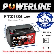 Motorcycle battery honda for sale  UK