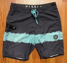 Bermuda de praia masculina Vissla x DaFin 30 8" colorblock comprar usado  Enviando para Brazil