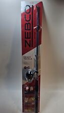 Kit de iscas Zebco Ready Tackle molinete spincast e vara de pesca combo caixa NOVO comprar usado  Enviando para Brazil