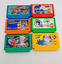 Rockman Megaman Famicom 1 2 3 4 5 e 6 Conjunto Lote FC NES Nintendo Japonês Testado comprar usado  Enviando para Brazil