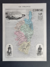 Antique map corse for sale  ROMFORD