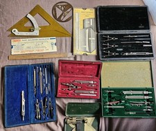Vintage drawing sets for sale  LICHFIELD